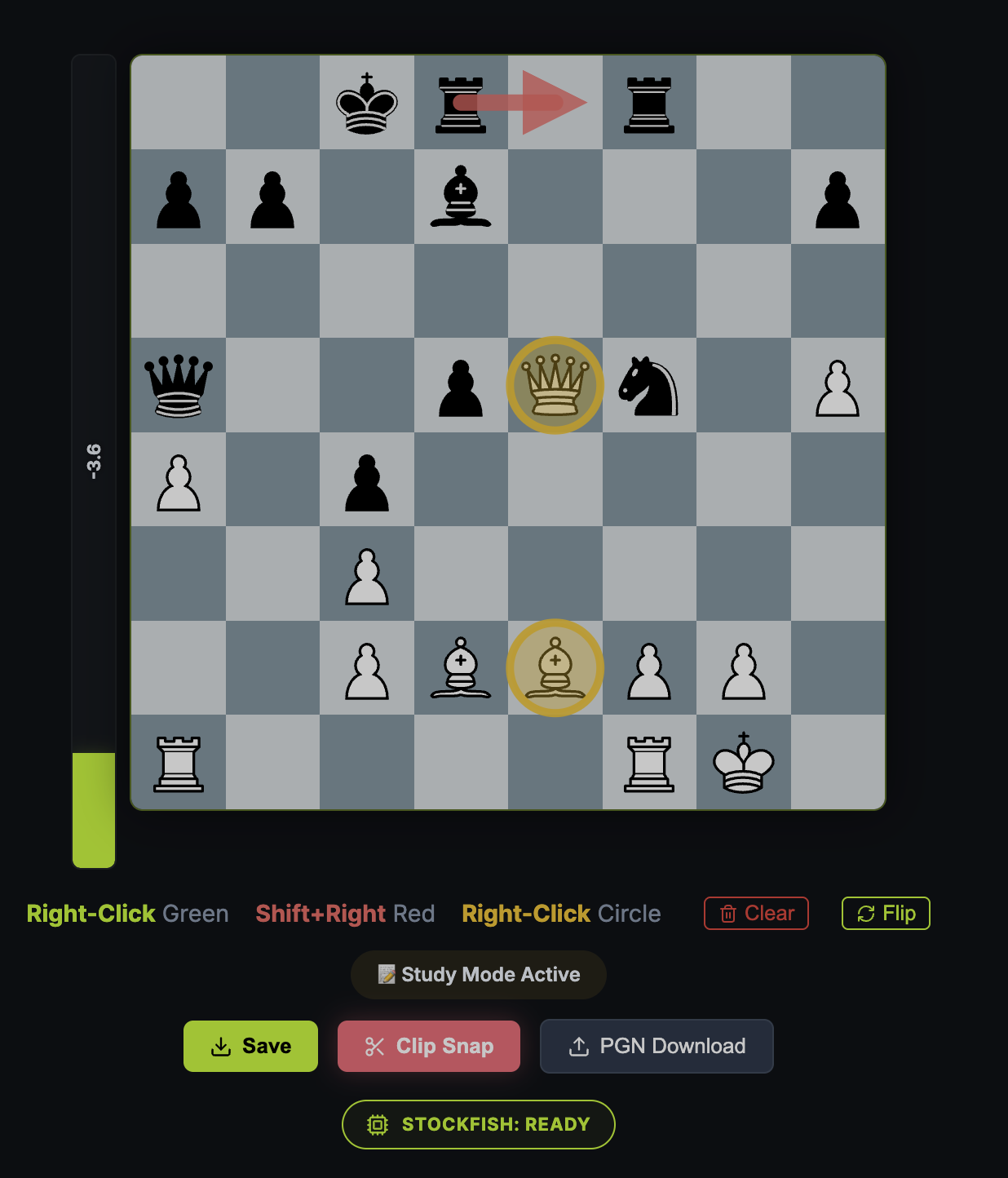 macbase Analysis — drawing arrows and yellow squares